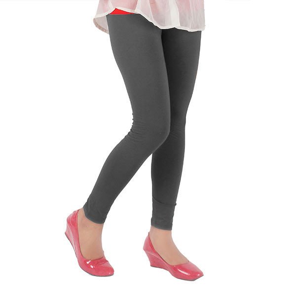 Light Grey Ankle length leggings by Tarsi, product image.