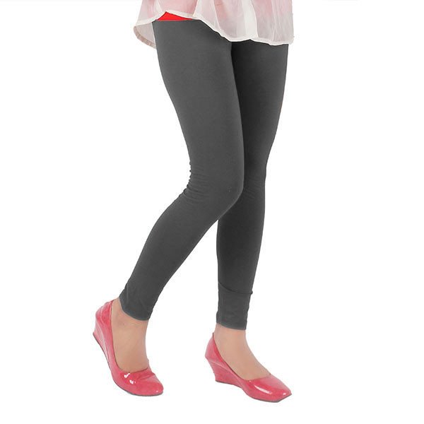 Grey colour ankle length leggings deals