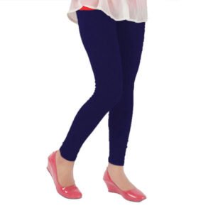 Navy blue colour ankle length leggings by Tarsi