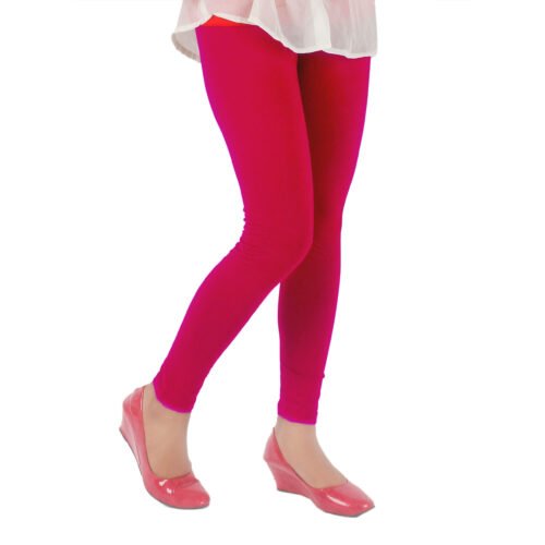 Burgundy colour ankle length leggings by Tarsi