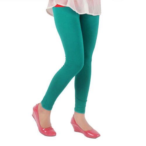 Sea Green Ankle Length Leggings by Tarsi