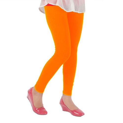 Light Orange ankle length leggings by Tarsi