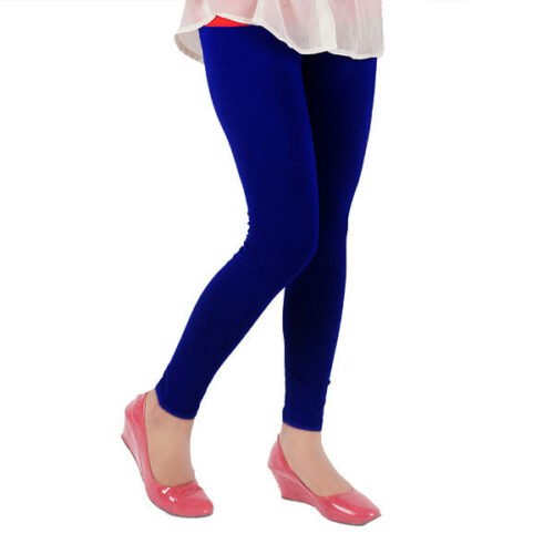 Royal blue ankle length leggings by Tarsi